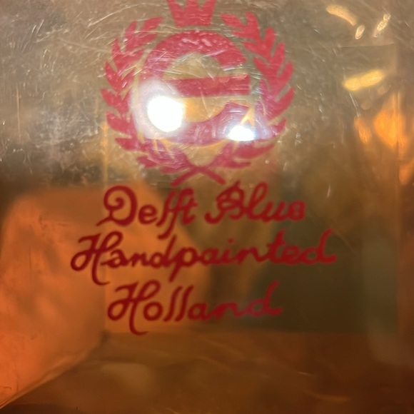 Delft ornament blue and white ornament from Holland ceramic mint condition - Picture 8 of 14